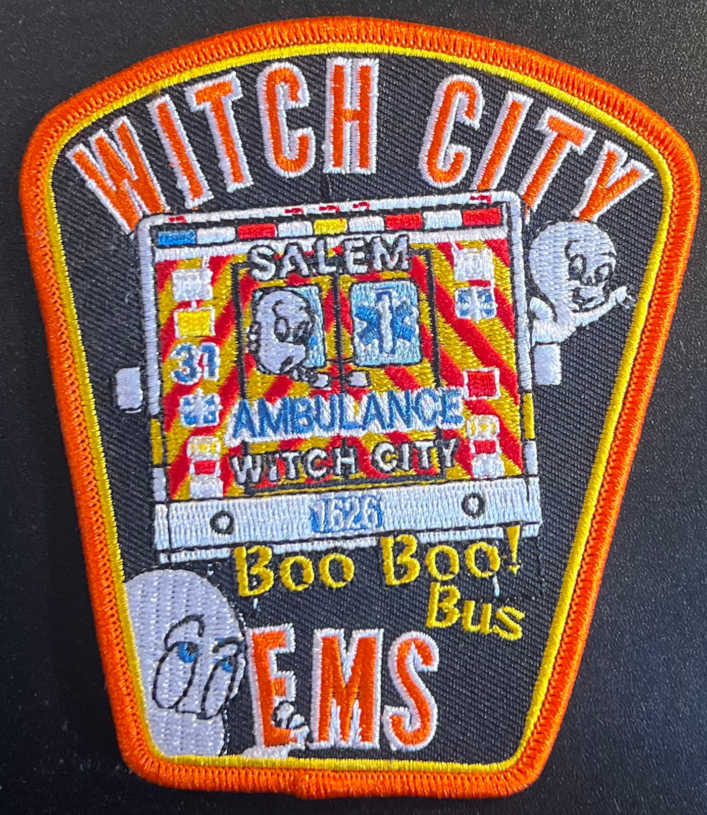 Witch City EMS patch Boo Boo Bus
