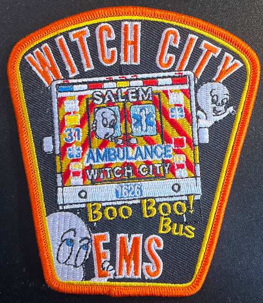 Witch City EMS patch Boo Boo Bus