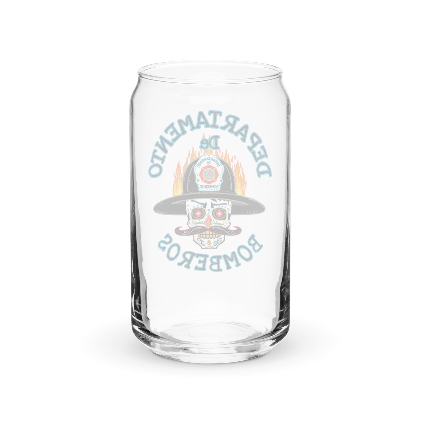 Can-shaped glass Bomberos