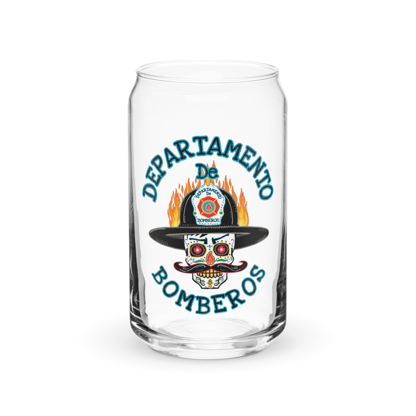 Can-shaped glass Bomberos