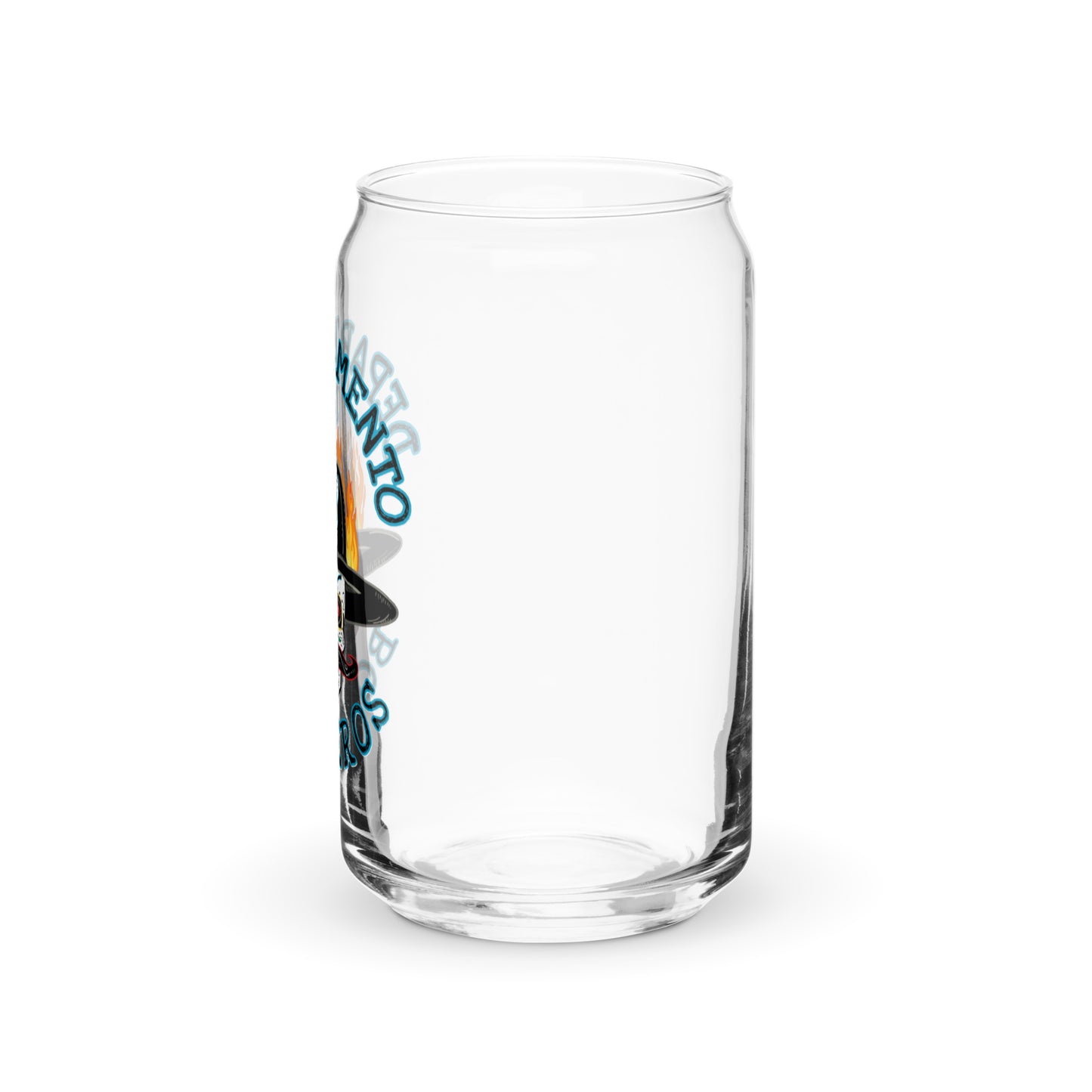 Can-shaped glass Bomberos