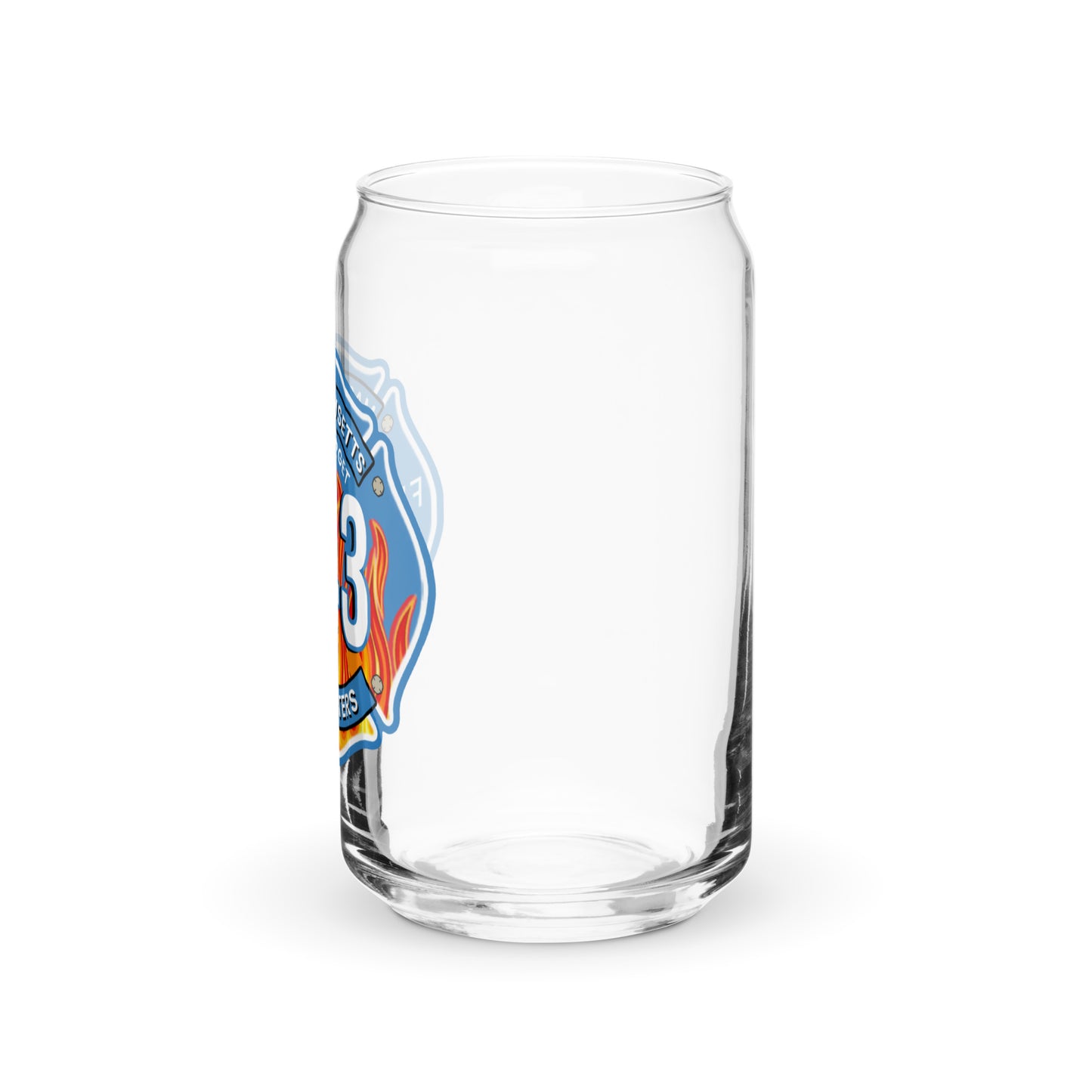 Can-shaped glass Mass Fire Plate