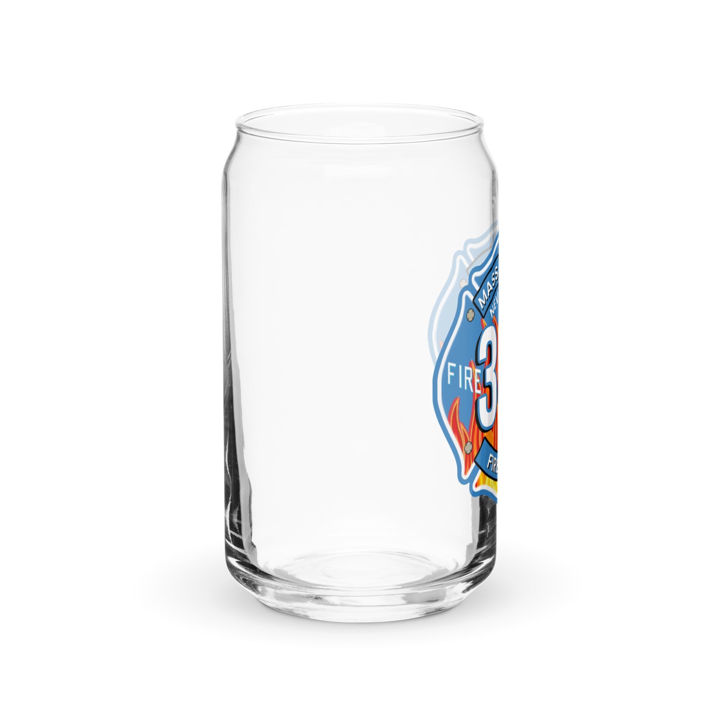 Can-shaped glass Mass Fire Plate