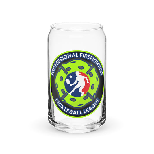 Can-shaped glass Pickleball Firefighters