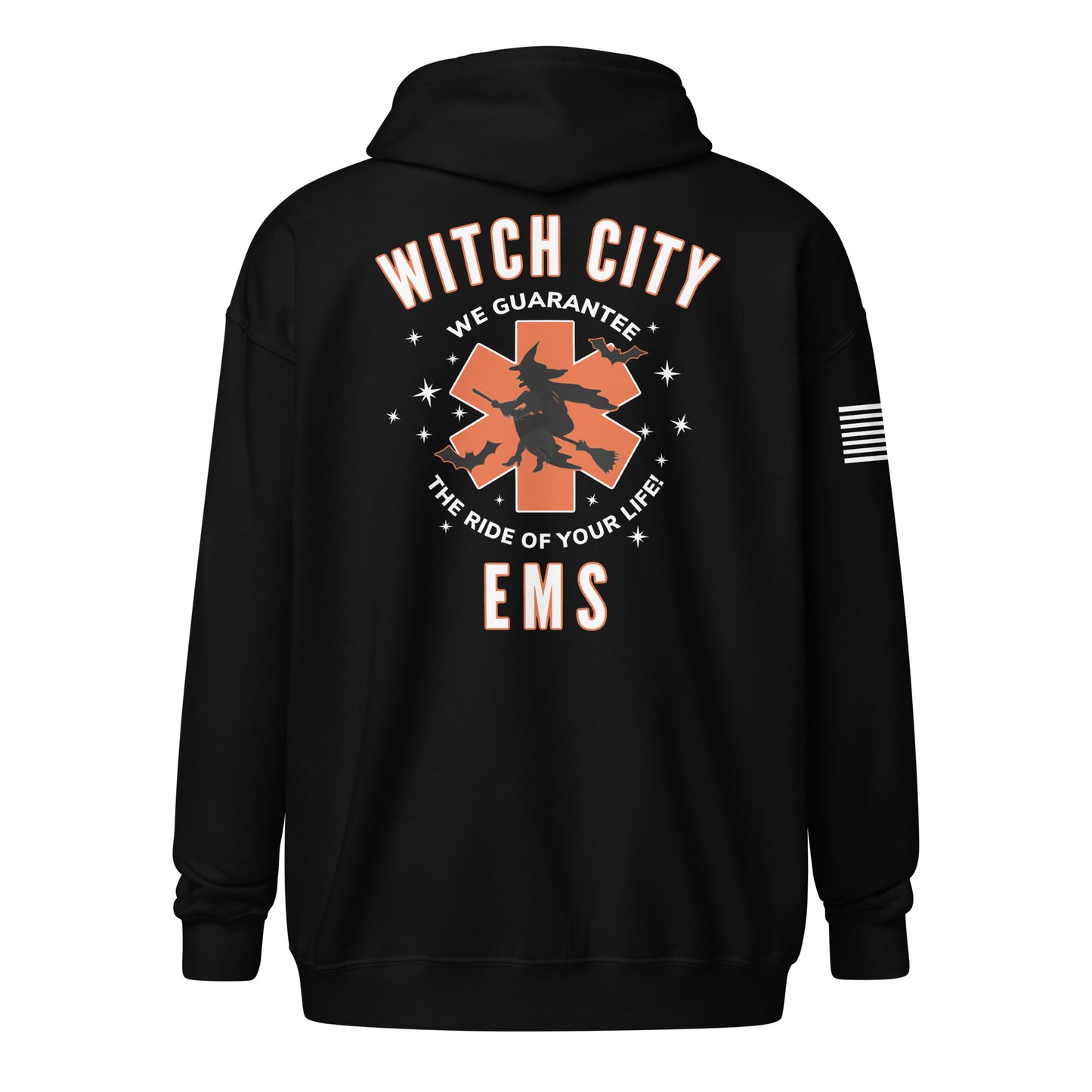 Unisex heavy blend zip hoodie Witch City EMS
